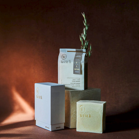 Soothing Shea Butter and Oats Soap Square (Unscented)