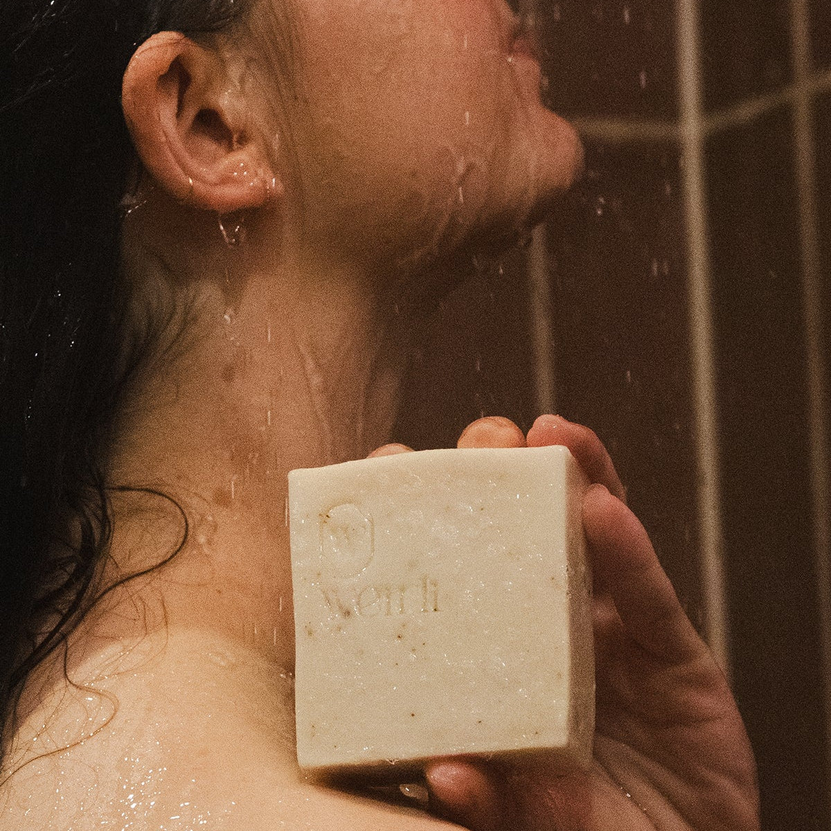 Exfoliating Rice and Black Pepper Soap Square by Weirli