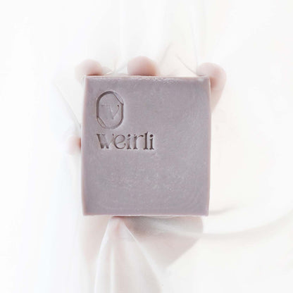 Weirli Nourishing Lavender and Purple Clay Soap Square