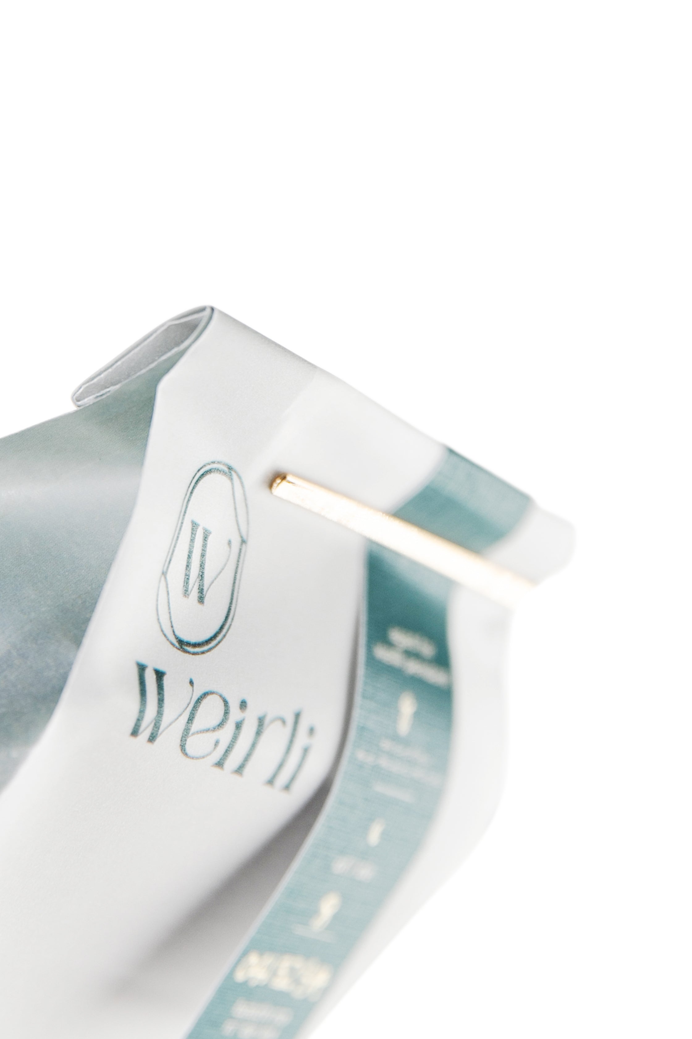 Snippet of product packaging from Weirli